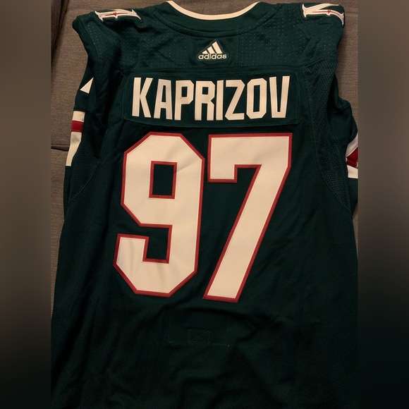green minnesota wild kirill kaprizov jersey